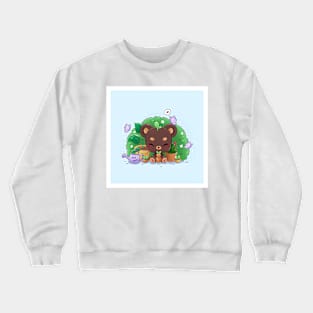 Bear Loves Planting Crewneck Sweatshirt